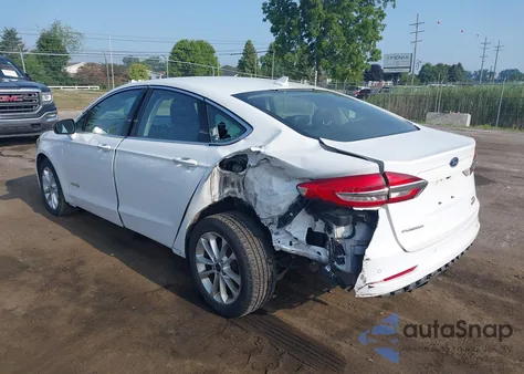 2019 Ford Fusion Hybrid Sel из США, поврежденный, VIN 3FA6P0MUXKR112963